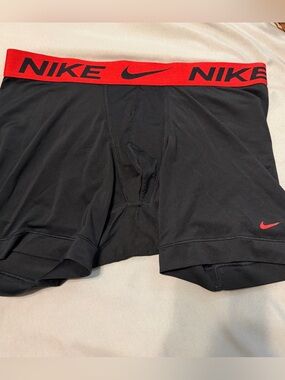 Nike Black Boxer Briefs with Red Branded Waistband